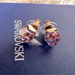 Swarovski purple earnings